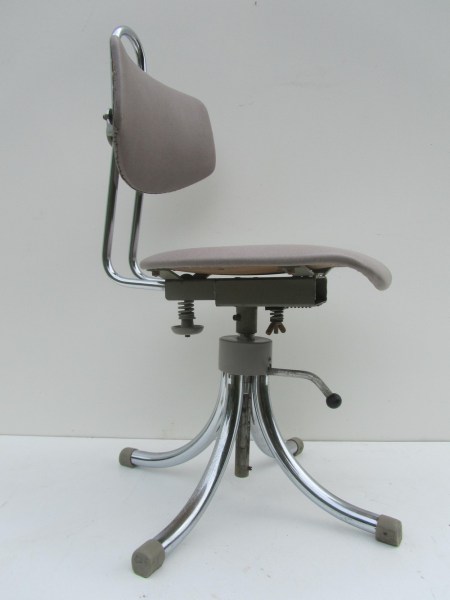 Tubax, industriele, vintage, bureaustoel, werk, stoel, office, chair, adjustable